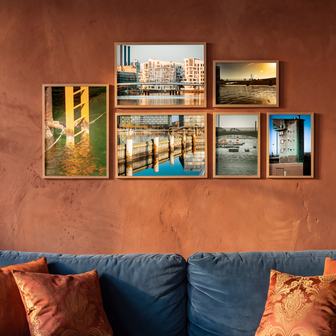 6 Frames art wall
